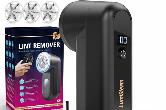 LumiSteam Fabric Shaver- Lint Remover